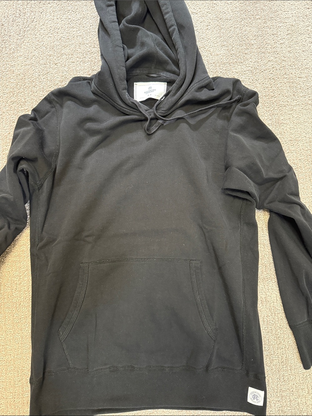 Reigning Champ Black Pullover Hoodie